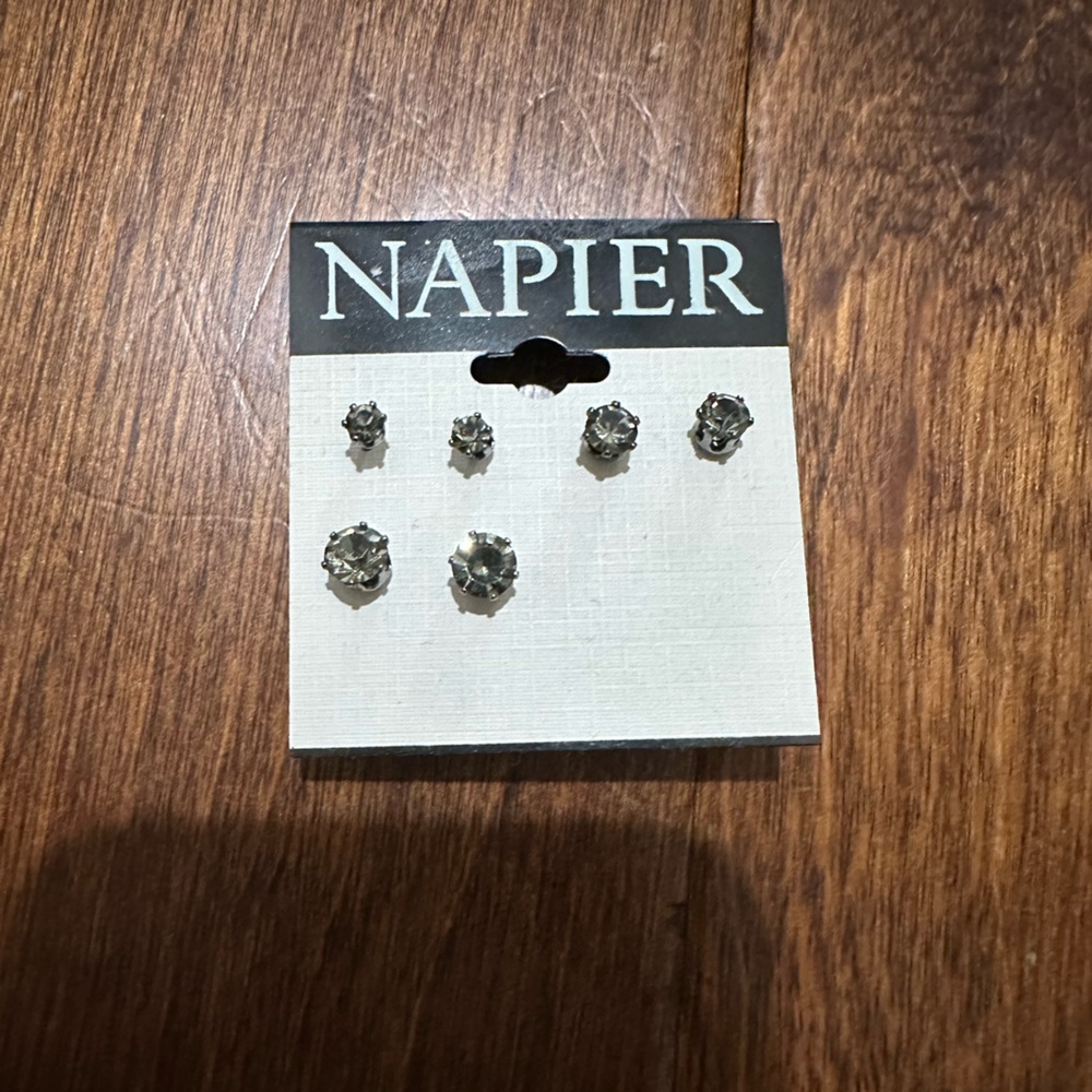 Napier stud earring bundle NWT